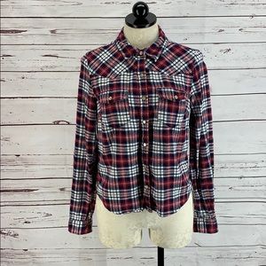 Forever 21 long sleeve plaid button up